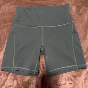 Women's Gray High-Waisted Shorts